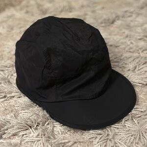 Black Mesh Running Hat